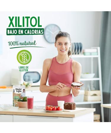 Dulci Light Xylitol Sweetener 500g - Low-Calorie Natural Sugar Replacement for Drinks & Food | Keto-Friendly Sweetener - Buy Online on SooperMarket.com