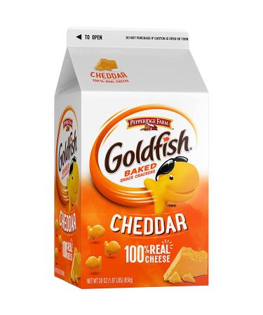 Goldfish Cheddar Snack Crackers - 30 oz Carton - Buy Online on SooperMarket.com