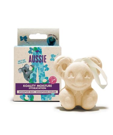Aussie Moisturising Vegan Shampoo Bar with Australian Macadamia Nut Solid Travel Toiletries for Damaged & Dry Hair (70G) Rich Lather 98% Natural Origin Cruelty Free & Recyclable Box