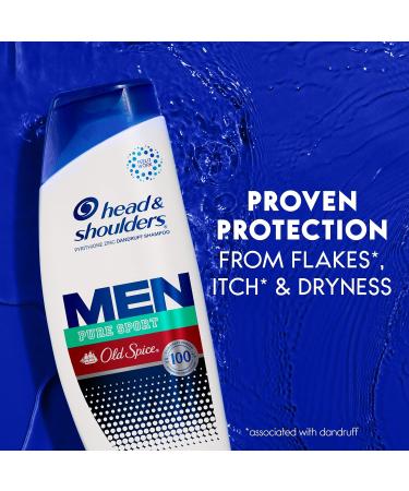 Head & Shoulders Old Spice Pure Sport Shampoo 370ML White Blue Red 1 - Buy Online on SooperMarket.com