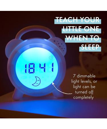 PurFlo Snoozee Sleep Trainer Clock for Toddlers | Kids Alarm Clock & Night Light | Rechargeable & Portable - Buy Online on SooperMarket.com