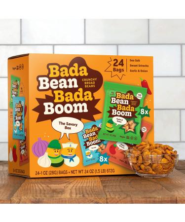Enlightened Bada Bean Bada Boom - 24 Pack of Plant-Based Protein Broad Bean Snacks - Buy Online on SooperMarket.com