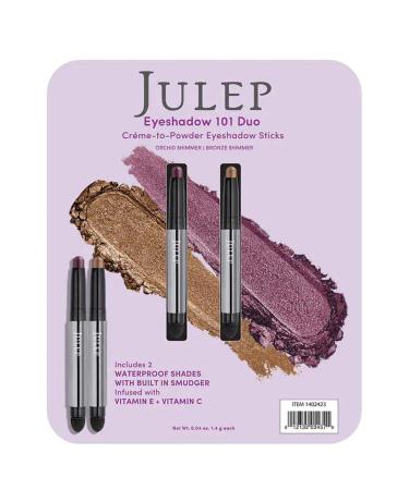 Julep Cr me to Eyeshadow Stick Duo - Orchid Shimmer and Bronze Shimmer