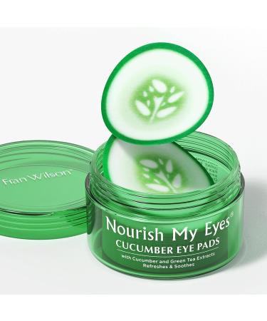 Fran Wilson Nourish My Eyes Cucumber and Green Tea Pads - 36 Pads | At-Home Spa Treatment for Puffiness | Revitalize Your Eyes | Easy-to-Use Eye Pads for Dark Circles (Pack of 3) - Buy Online on SooperMarket.com