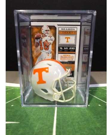 Tennessee Volunteers NCAA Helmet Shadowbox w/Peyton Manning card