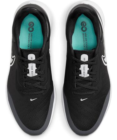 Nike Air Zoom Infinity Tour Next% Men's Golf Shoes 10.5 - Black/Iron Grey/Dynamic Turquoise/White | Shop Now - Buy Online on SooperMarket.com