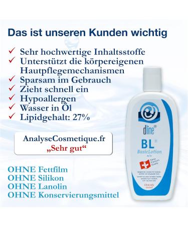 Buy DLINE BL-BASICLOTION Body Lotion 500ml - Moisturizing Cream for Dry Skin with Aloe Vera Beeswax & Jojoba Oil | International Shipping Available - Buy Online on SooperMarket.com