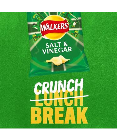 Walkers Salt & Vinegar Crisps 32x32.5g (Wholesale Box) Salted 32.5 g (Pack of 32) - Buy Online on SooperMarket.com