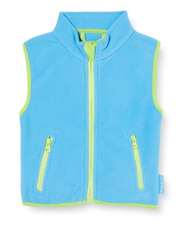 Playshoes Unisex Kid's Fleece Weste Outdoor top 140 aqua blue