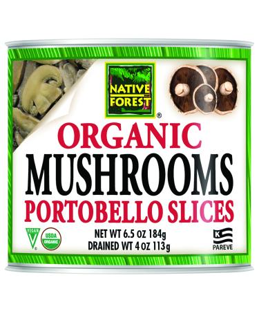 Native Forest Organic Sliced Portobello Mushrooms, 6.5 Ounce (Pack of 12)