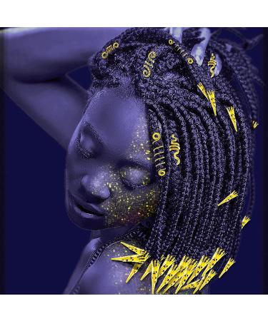 130-Piece Gold Locs Hair Jewelry Kit for Women - Dreadlocks Accessories, Beads, Braids, Hair Cuffs, Charms - Goddess Style - Buy Online on SooperMarket.com