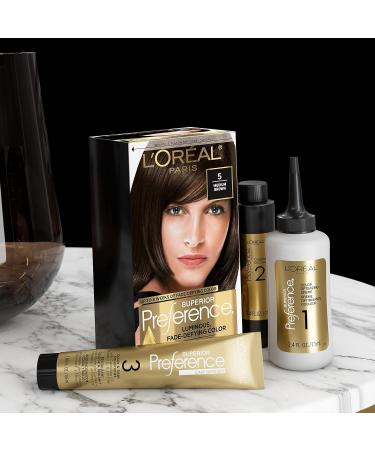L'Oreal Paris Superior Preference 9.5N Lightest Natural Blonde Hair Color 3-Pack - Fade-Defying + Shine Permanent Dye - Buy Online on SooperMarket.com