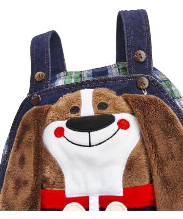 KIDSCOOL SPACE Baby Denim Overalls 3D Cartoon Knitted Dungarees Blue-5049 | 3-4 Years - Buy Online on SooperMarket.com