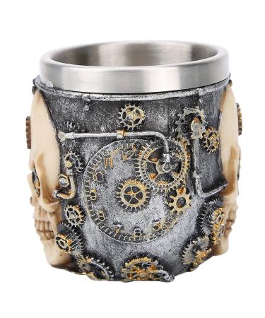 Men Beard Shaving Bowl Stainless Steel Soap Mug Barber Home