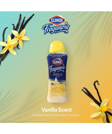 Clorox Fraganzia In-Wash Scent Booster Crystals - Vanilla Scent 18oz Twin Pack | Laundry Scent Booster for Freshness | 36oz Total - Buy Online on SooperMarket.com