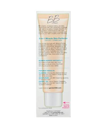 Garnier SkinActive BB Cream Oil-Free Face Moisturizer Light/Medium 2 Count 2 Fl Oz - Pack of 2 - Buy Online on SooperMarket.com
