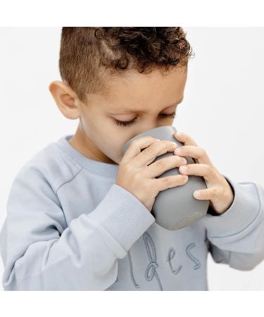ez pz Happy Cup + Straw Training System - Silicone Toddler Training Cup - Pediatric Feeding Specialist Designed - Blue - 24 Months - Buy Online on SooperMarket.com