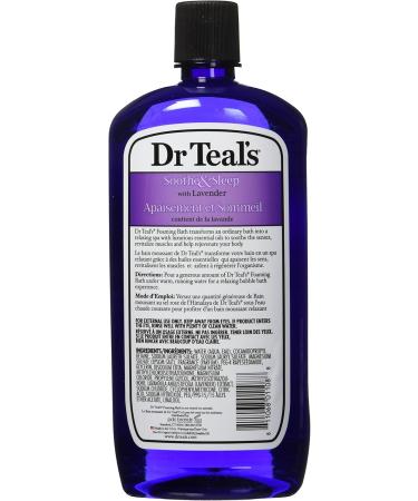 Dr Teal's Lavender Foaming Bath (1000ml) + Dr Teal's Melatonin Sleep Bath (1000ml) - Buy Online on SooperMarket.com