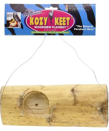 Wesco Pet Kozy Keet Woodchew Playnest for Parakeets | Small - Buy Online on SooperMarket.com