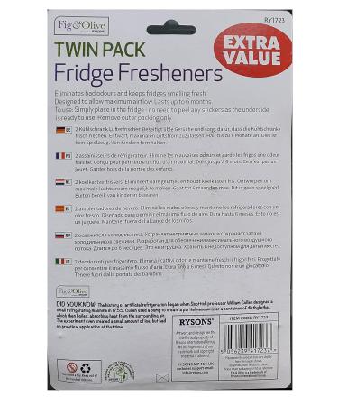2 x Refrigerator Air Freshener - Eliminate Bad Odors & Keep Air Fresh - International Shipping Available - Buy Online on SooperMarket.com