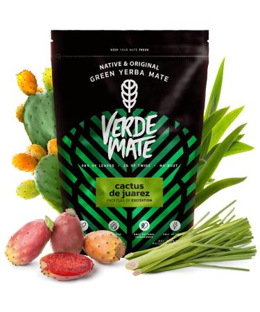 Verde Mate Cactus de Juarez Tea 500g | Yerba Mate Tea from Brazil | Fruit-flavoured yerba mate | Stimulating yerba mate | Unsmoked | Vegan | Gluten free