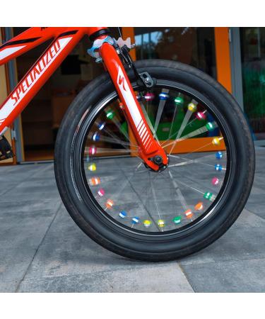 Buy Spoke Clickers with Reflectors - 36 Pieces | Bright & Safe Bicycle Accessories | International Shipping Available - Buy Online on SooperMarket.com