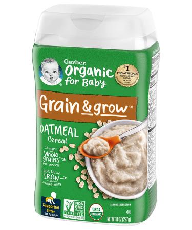 Gerber Baby Cereal 1st Foods Single-Grain Oatmeal 8oz - Pack of 1 - Buy Online on SooperMarket.com