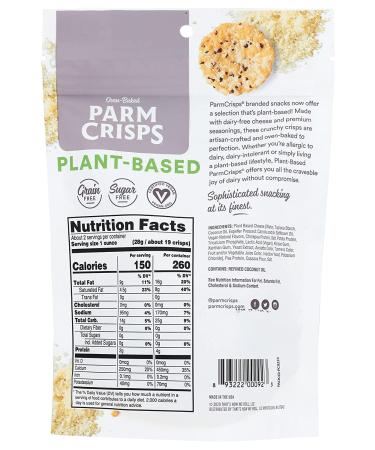 Buy PARMCRISPS Plant Based Cracked Black Pepper Crisps - 1.75 OZ | Healthy Snack Alternative - Buy Online on SooperMarket.com