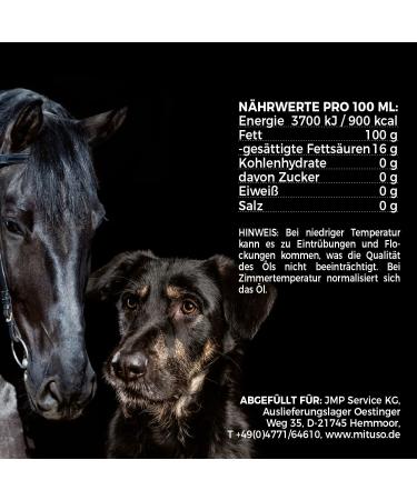 Mituso Black Cumin Oil 1L for Dogs & Horses - 100% Pure & Cold Pressed | Premium Pet Health Supplement - Buy Online on SooperMarket.com