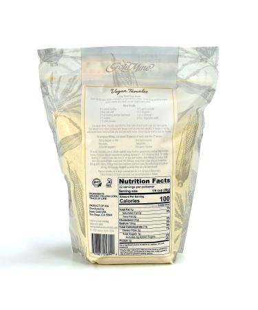 Organic Gold Mine Yellow Corn Masa Harina - 2 LBS Pack - Vegan, Kosher, Gluten-Free Flour for Healthy Mexican Dishes - Buy Online on SooperMarket.com