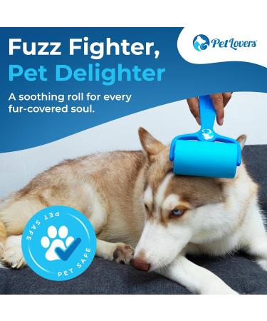 Petlovers Ezroll Reusable Lint Roller - Lifelong Adhesive Multi-Purpose Dust & Lint Remover for Clothing Upholstery & Cars - Sustainable & Washable - Buy Online on SooperMarket.com