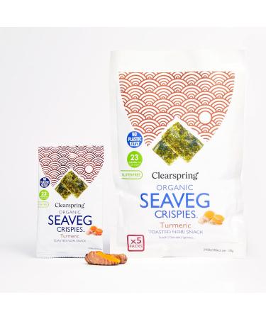 Clearspring Organic Seaveg Crispies Multipack (6 Turmeric) - Buy Online on SooperMarket.com