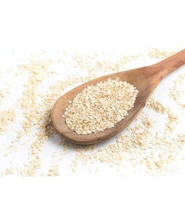 White Quinoa Flakes 1lb - Pressed Whole Grain Seeds, High Protein, Riboflavin, Raw, Kosher, Vegan - Ideal Oatmeal Substitute for Baking, Yogurt, Granola - Bulk Pack of 1 - Buy Online on SooperMarket.com