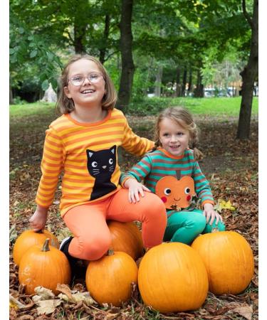 Organic Orange Baby Leggings | 12-18 Months | Soft & Sustainable - Buy Online on SooperMarket.com