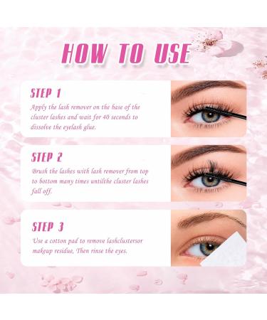 Cluster Lash Glue Remover | DIY Adhesive Remover Mascara Wand | Clear 5ml - Buy Online on SooperMarket.com