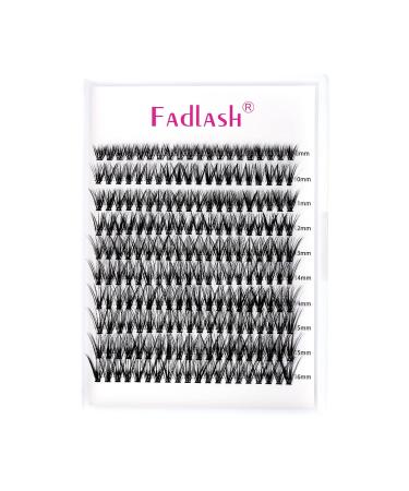 Individual Cluster Eyelashes for Extensions - 40P 0.07 D Curl Mix 8-16mm | Artificial Eyelashes for Beginners DH-40D-0.07-D - Buy Online on SooperMarket.com