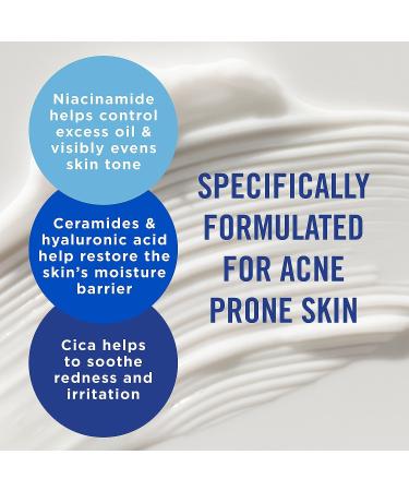 PanOxyl PM Balancing Repair Moisturizer | Hydrating Face Moisturizer for Acne Prone and Dry Skin | With Ceramides and Cica | Non-Comedogenic Night Face Moisturizer | 3 oz - Buy Online on SooperMarket.com