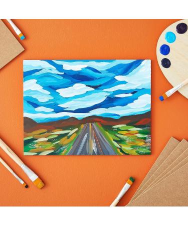 0.25 Thick MDF Chipboard Sheets for Painting, Arts and Crafts - 9x12 inches, 12 Pack - Buy Online on SooperMarket.com