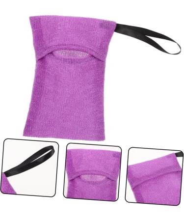 FOMIYES Bath Bag Shampoo Soap Nylon Net Bag Purple Thicken - Buy Online on SooperMarket.com