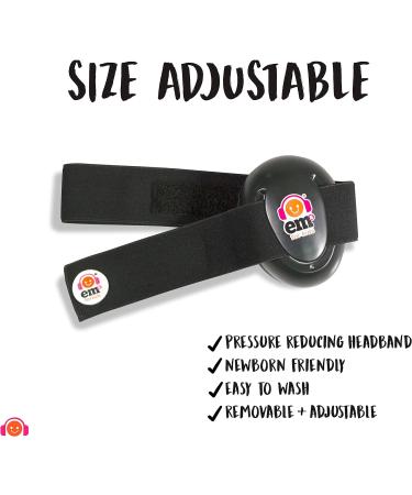 Ems for Kids Baby Ear Defenders - White & Black | Made in USA | Ideal for Concerts, Festivals & More! - Buy Online on SooperMarket.com
