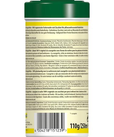 Tetra Pleco Veggie Wafers - Mineral-Rich Fish Feed for Herbivorous Soil Fish - 250 ml Can (105 g) - Improves Vitality - Buy Online on SooperMarket.com