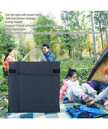 CaCaCook 3 Level Folding Heating Pad - Portable Warm Seat Cushion with Backrest for Camping & Fishing - International Shipping Available - Buy Online on SooperMarket.com