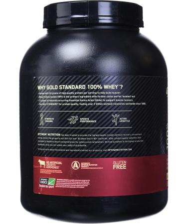 OPTIMUM NUTRITION Gold Standard 100% Whey Protein Powder From Whey Isolates Vanilla Ice Cream 2270 gram - Buy Online on SooperMarket.com
