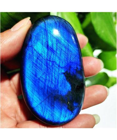 Natural Crystal Rough Natural Labradorite Stone Crystal Palm Stones Plaything Crystals and Home Decoration 1PC Home Collections (Color : 150-160g) - Buy Online on SooperMarket.com