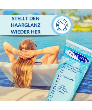 TRISWIM Conditioner 251ml - Chlorine Neutralizing Hair Treatment for Swimmers | Best eCommerce Shipping Worldwide - Buy Online on SooperMarket.com