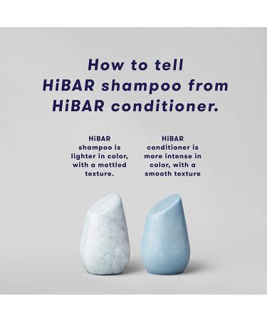 HiBAR Conditioner Bar - All Natural, Plastic Free, Eco-Friendly, Travel Size, Color Safe & Moisturizing for Dry Hair - Buy Online on SooperMarket.com