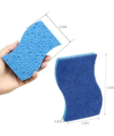 CELOX 12 Pack Non-Scratch Dual Sided Dish Sponges for Dishes - Long Lasting and Reusable Kitchen Cleaning Sponges - Buy Online on SooperMarket.com