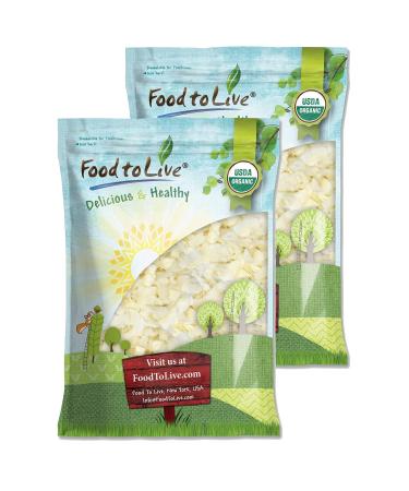 Organic Coconut Chips, 6 Pounds - Non-GMO, Kosher, Raw, Desiccated, Unsweetened, Unsulfured, Dried Flakes, Vegan, Keto, Bulk, Great for Baking 6 Pound (Pack of 1)