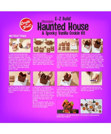 Haunted House Chocolate & Vanilla Cookie Decorating Kit - 45.76 oz - Buy Online on SooperMarket.com