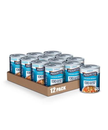 Progresso Light, Chicken Noodle Soup, 18.5 oz. (Pack of 12)